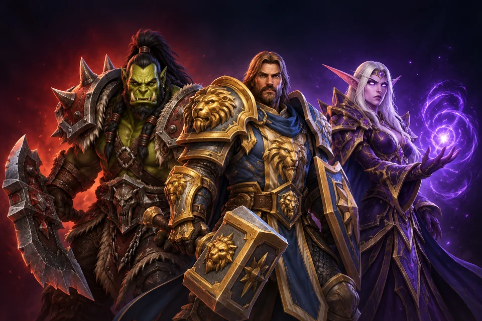 Arena 3v3 Selfplay — original fantasy illustration