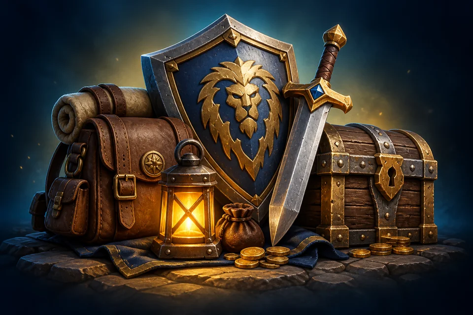 Entry Gearing Bundle — original fantasy illustration