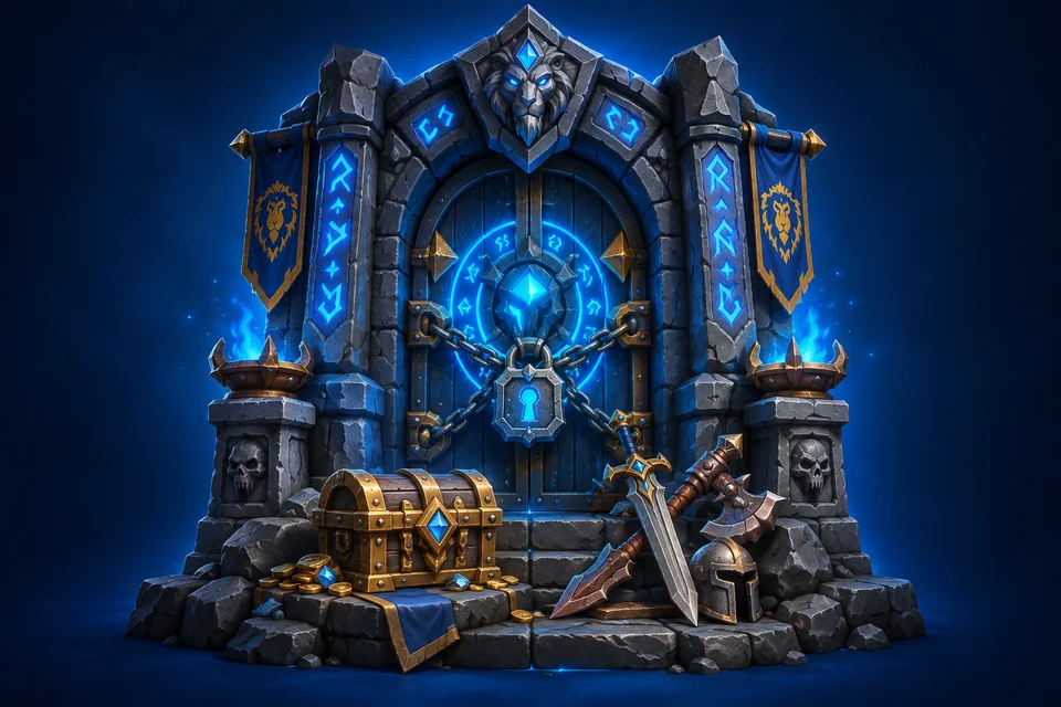 Mythic 0 Dungeons — original fantasy illustration