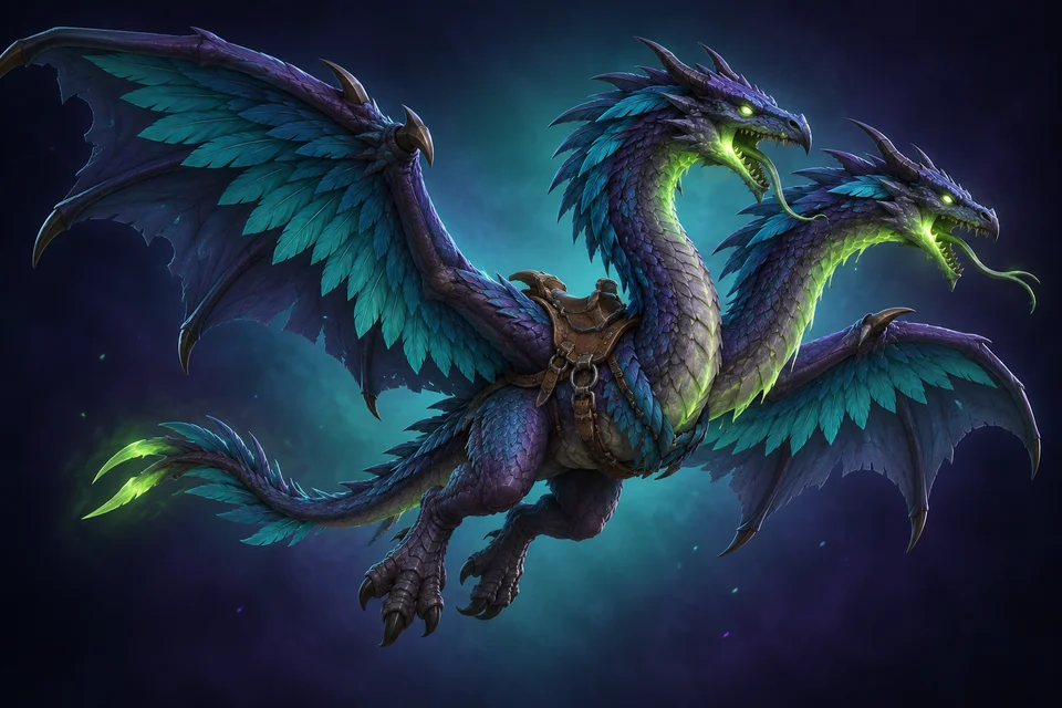 Primeval Skyfriend — original fantasy illustration